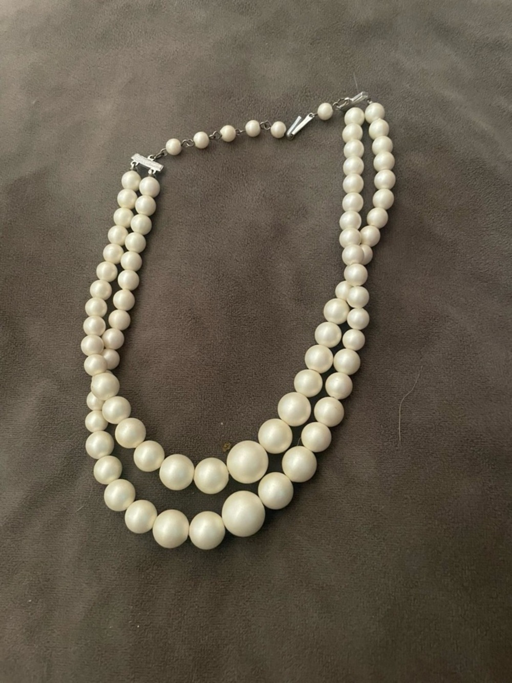 Classic Ivory Pearl Triple-Strand Necklace